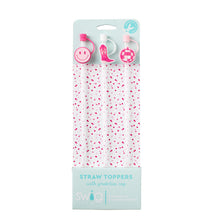 Load image into Gallery viewer, Let's Go Girls Straw Topper Set