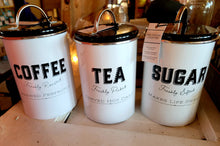 Load image into Gallery viewer, Country Cottage Metal Canisters