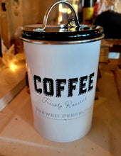 Load image into Gallery viewer, Country Cottage Metal Canisters