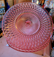 Load image into Gallery viewer, Rochester Footed Cake Plate Pink