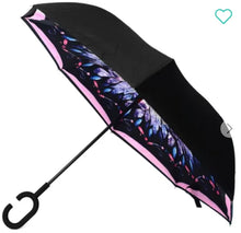 Load image into Gallery viewer, Feather Double Layer Inverted Umbrella
