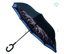 Load image into Gallery viewer, Feather Double Layer Inverted Umbrella