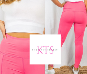 Pink High Waist Leggings