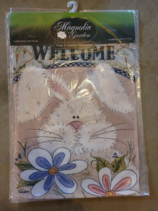 Every Bunny Welcome Garden Flag