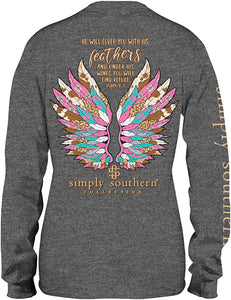 SS Feathers Shirt Large