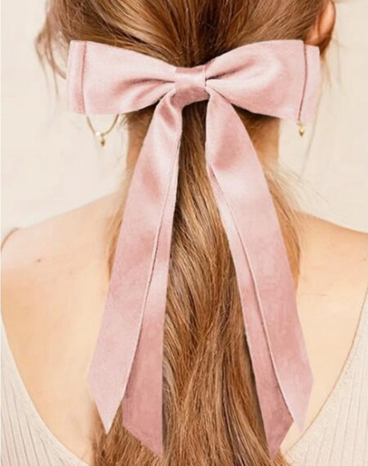 Pink Bow Clip