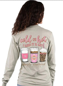 SS Hot or Cold Coffee Shirt XL