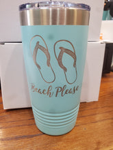 Load image into Gallery viewer, 20 oz Tumbler Beach Please
