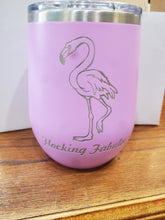 Load image into Gallery viewer, 12 OZ Wine Tumbler Flocking Fabulous
