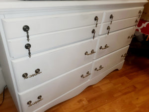 White 6 Drawer Dresser