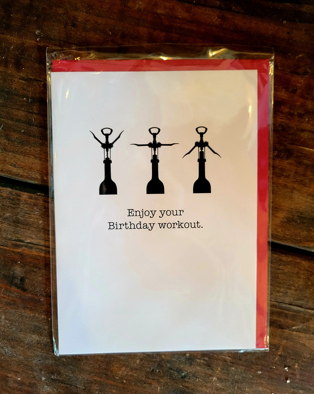 Enjoy Your Workout Birthday Card