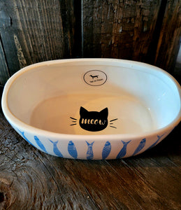 Faro Oval Cat Dish