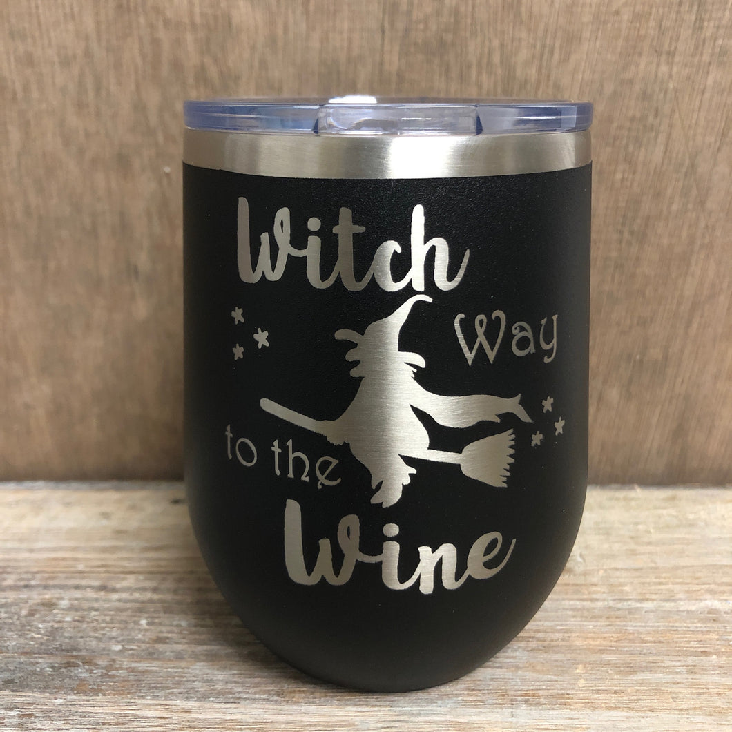 Witch Way to the Wine Tumbler