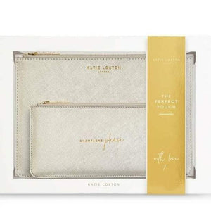 Champagne Please Perfect Pouch Set