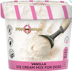 Puppy Scoops Ice Cream Mix For Dogs - Vanilla - 8 oz