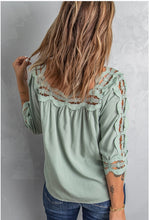 Load image into Gallery viewer, Green Lace Top
