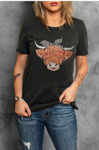 Highland Cow Bandana Shirt
