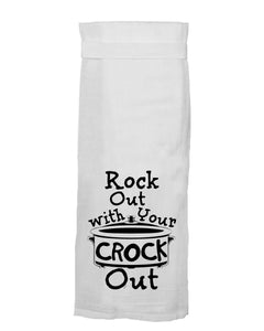 Crock Out Tea Towel