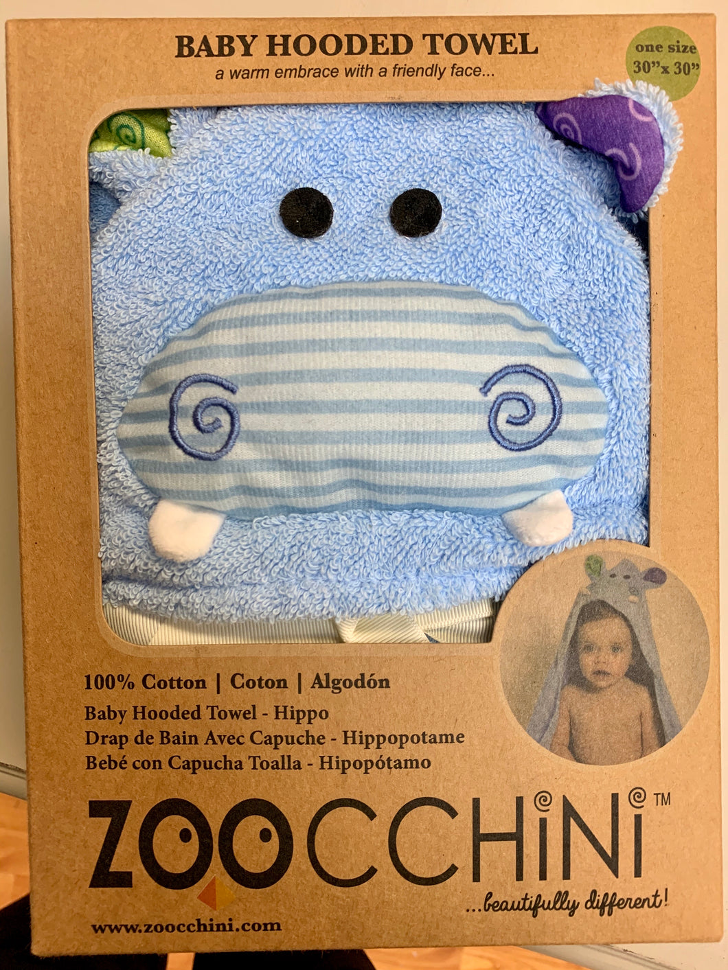 Zoocchini Baby Hooded Towe