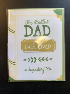 Greatest Dad Card