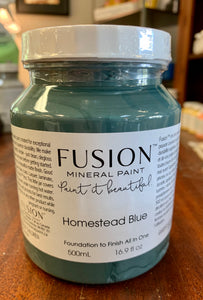 Fusion Mineral Paint in Homestead Blue