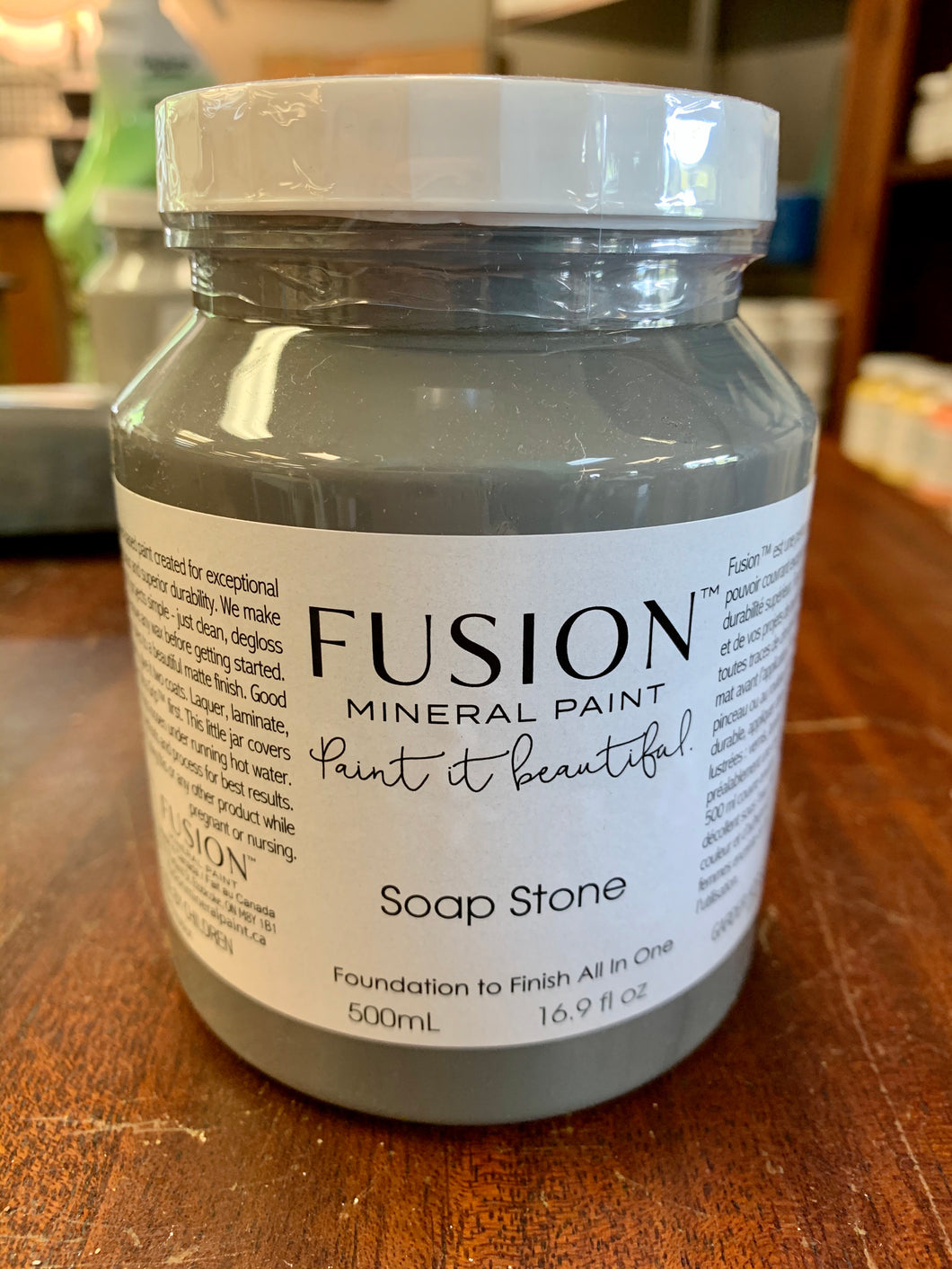 Fusion Mineral Paint in Soap Stone