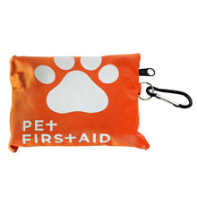 Load image into Gallery viewer, 19pc Travel Pet First Aid Kit with Carabiner
